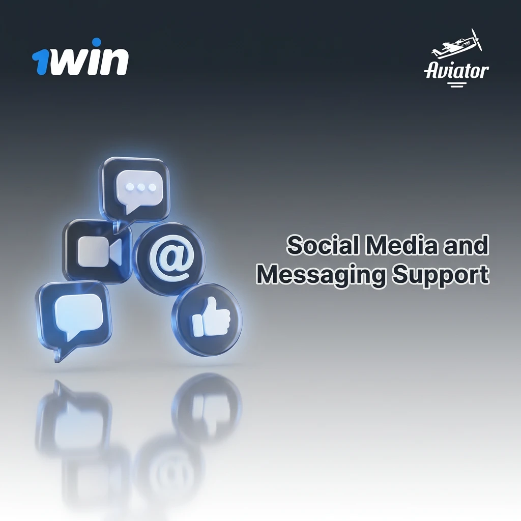 1win support via Telegram, WhatsApp, Facebook and Twitter for Indian users with response times and messaging tips