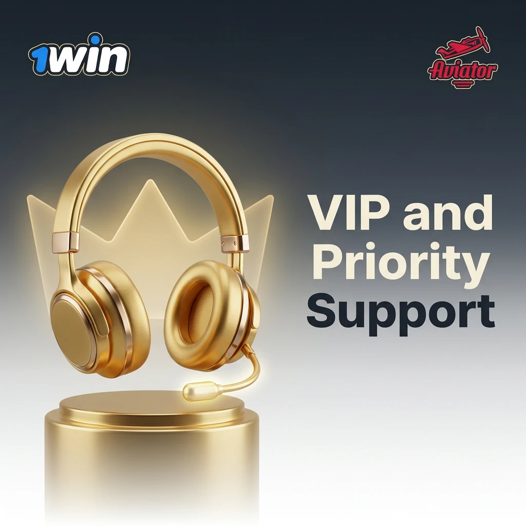 1win VIP priority support channel with dedicated account manager, faster response times, and personalised assistance for high-tier players